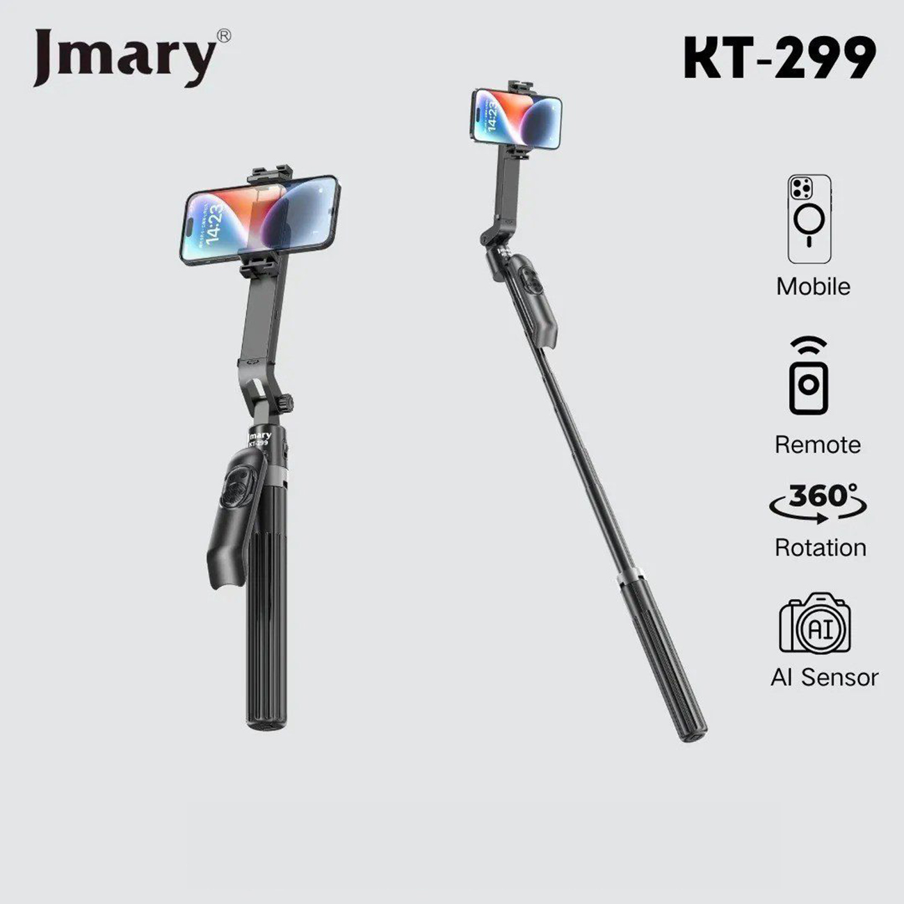 سه پایه مونوپاد جیماری Jmary KT-299 Monopod Tripod
