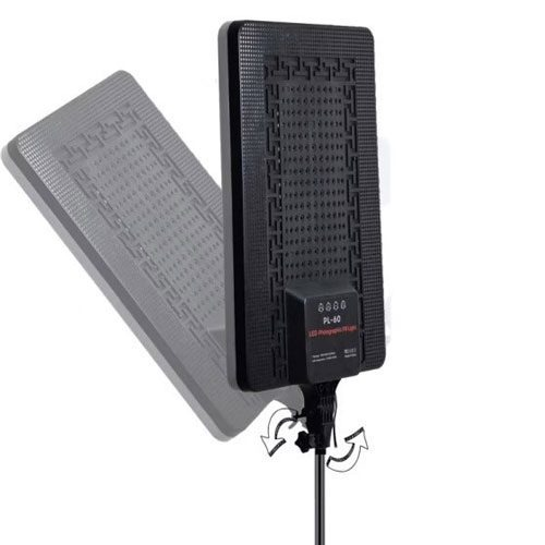 کیت نور دوعددی نور ثابت PL-60+دو عدد پایه مادوکس 805 + میکروفون S17S ANSWER + پرده شطرنج 2x3 سفید