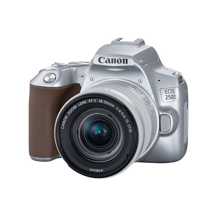 دوربین کانن EOS 250D + 18-55mm IS STM (نقره‌ای)