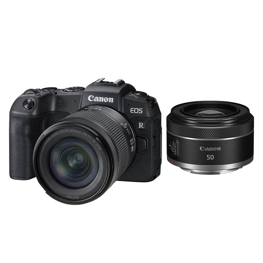 دوربین Canon EOS RP به همراه دو لنز RF 24-105mm STM و RF 50mm f/1.8 STM