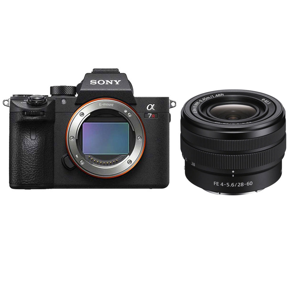 دوربین بدون آینه سونی Sony a7R III body همراه لنز FE 28-60mm f/4-5.6