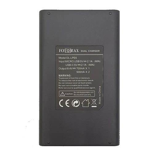 شارژر دوبل باتری فوتومکس مدل LP-E6