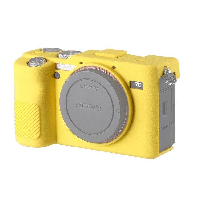 کاور سیلیکونی دوربین سونی Alpha a7C (زرد)