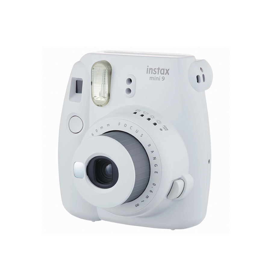 دوربین عکاسی چاپ سریع فوجی Instax Mini 9 (سفید دودی)