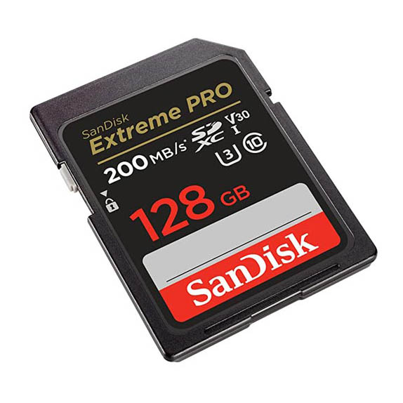 کارت حافظه SD 128GB سن دیسک مدل Extreme PRO 200MB/s