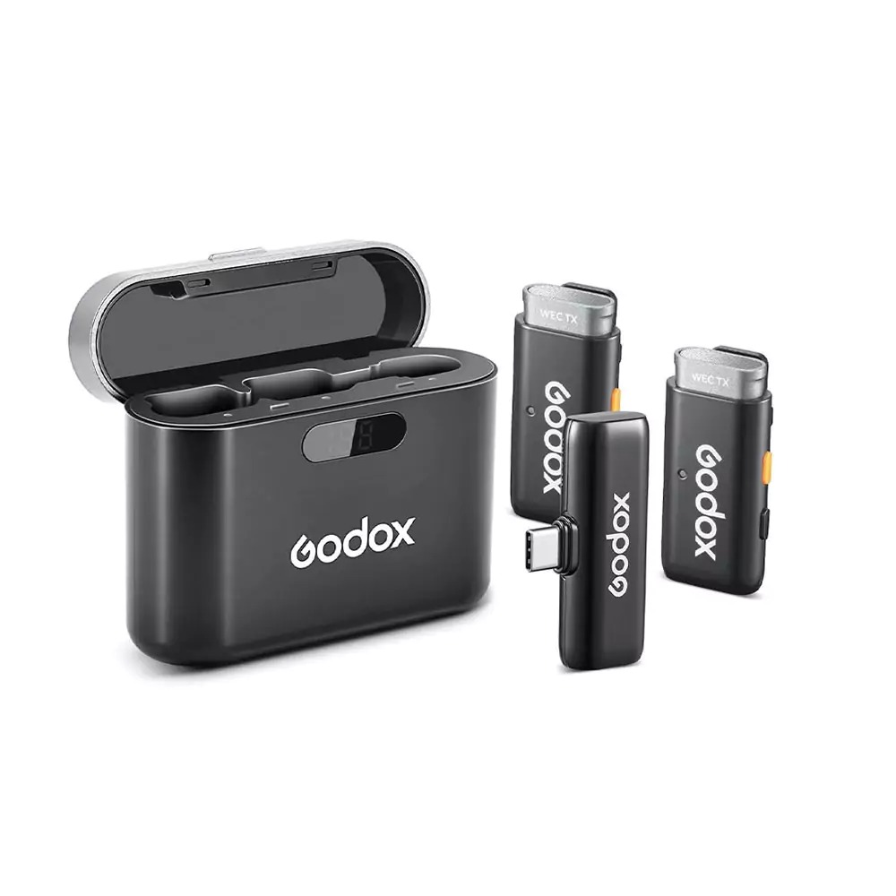 میکروفون بی سیم دوکاربره گودکس Godox WES2 2-Person Microphone For Type-C