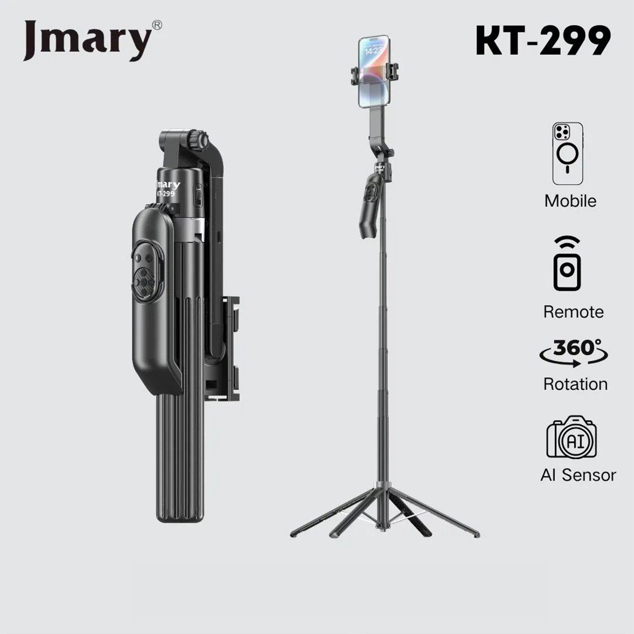 سه پایه مونوپاد جیماری Jmary KT-299 Monopod Tripod