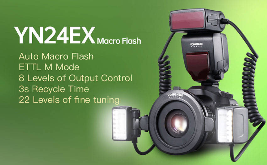Yongnuo YN-24EX TTL Macro Flash for Canon Cameras