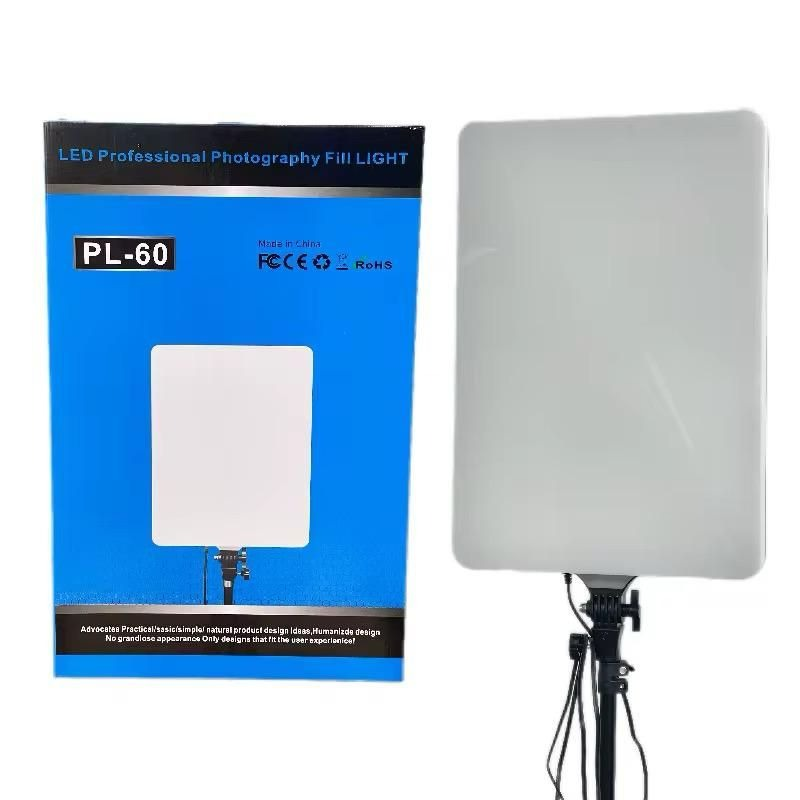 کیت نور دوعددی نور ثابت PL-60+دو عدد پایه مادوکس 805 + میکروفون S17S ANSWER + پرده شطرنج 2x3 سفید