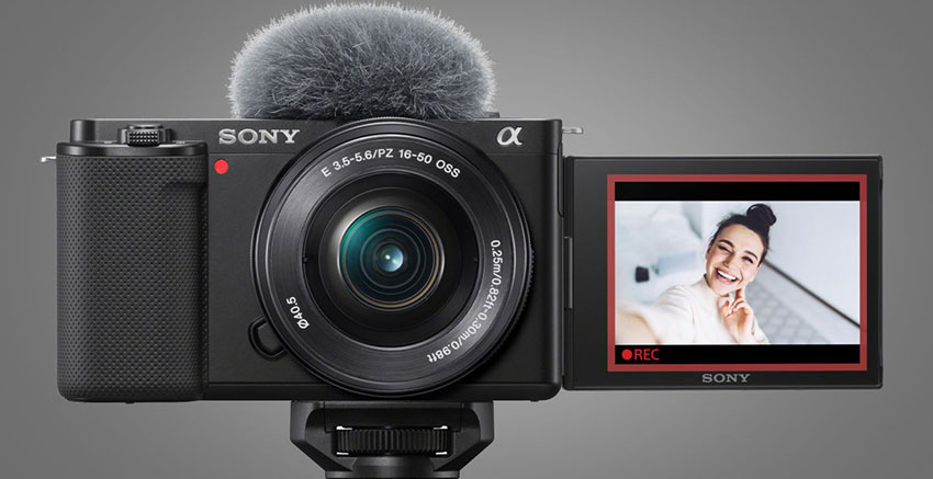The ZV-E10 is Sony's first interchangeable lens camera designed specifically for vloggers