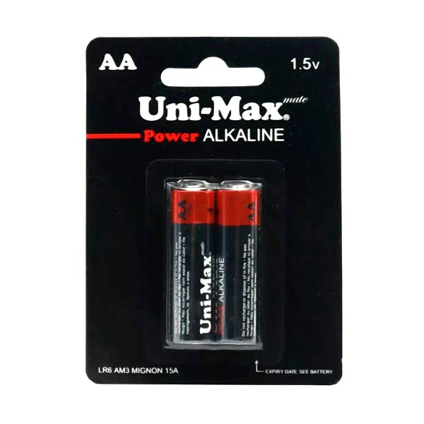 باتری قلمی آلکالاین Uni-Max بسته 2 عددی