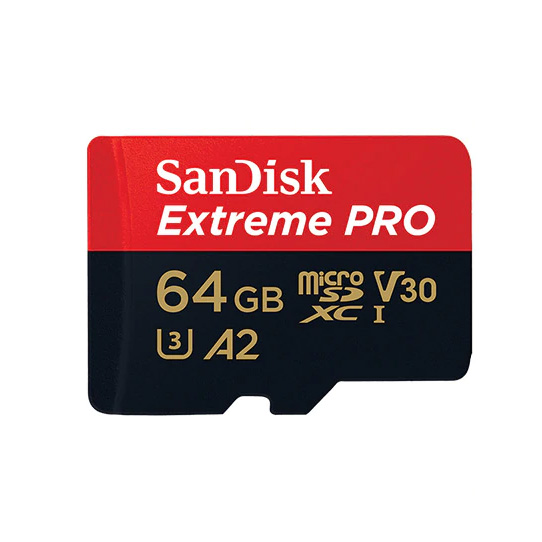 کارت حافظه microSDXC سن دیسک مدل Extreme PRO کلاس A2 استاندارد UHS-I U3 سرعت 170MBs ظرفیت 64 گیگابایت