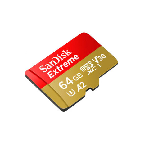 کارت حافظه microSDXC سن دیسک مدل Extreme کلاس A2 استاندارد UHS-I U3 سرعت 160MBps ظرفیت 64 گیگابایت