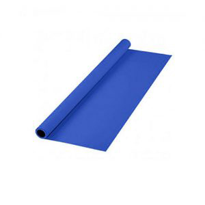 پرده آبی سایز 3x5 لوله پلاستیکی (نمدی) 
