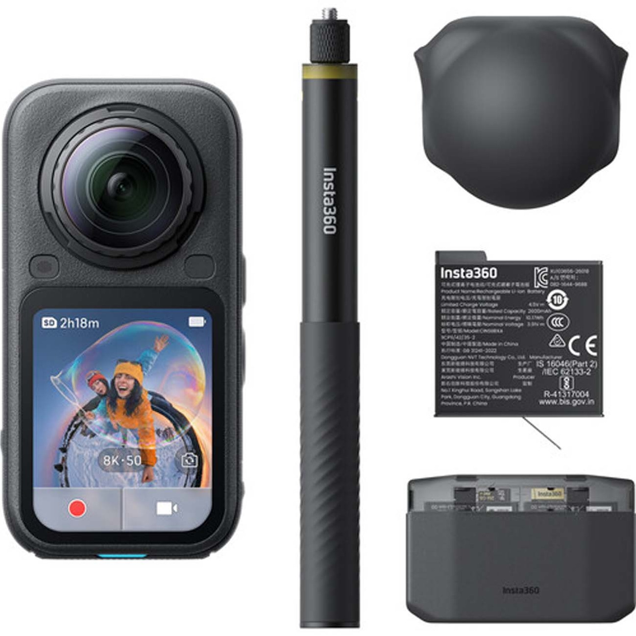 دوربین اینستا Insta360 X6 360° 8K Camera Essentials Bundle