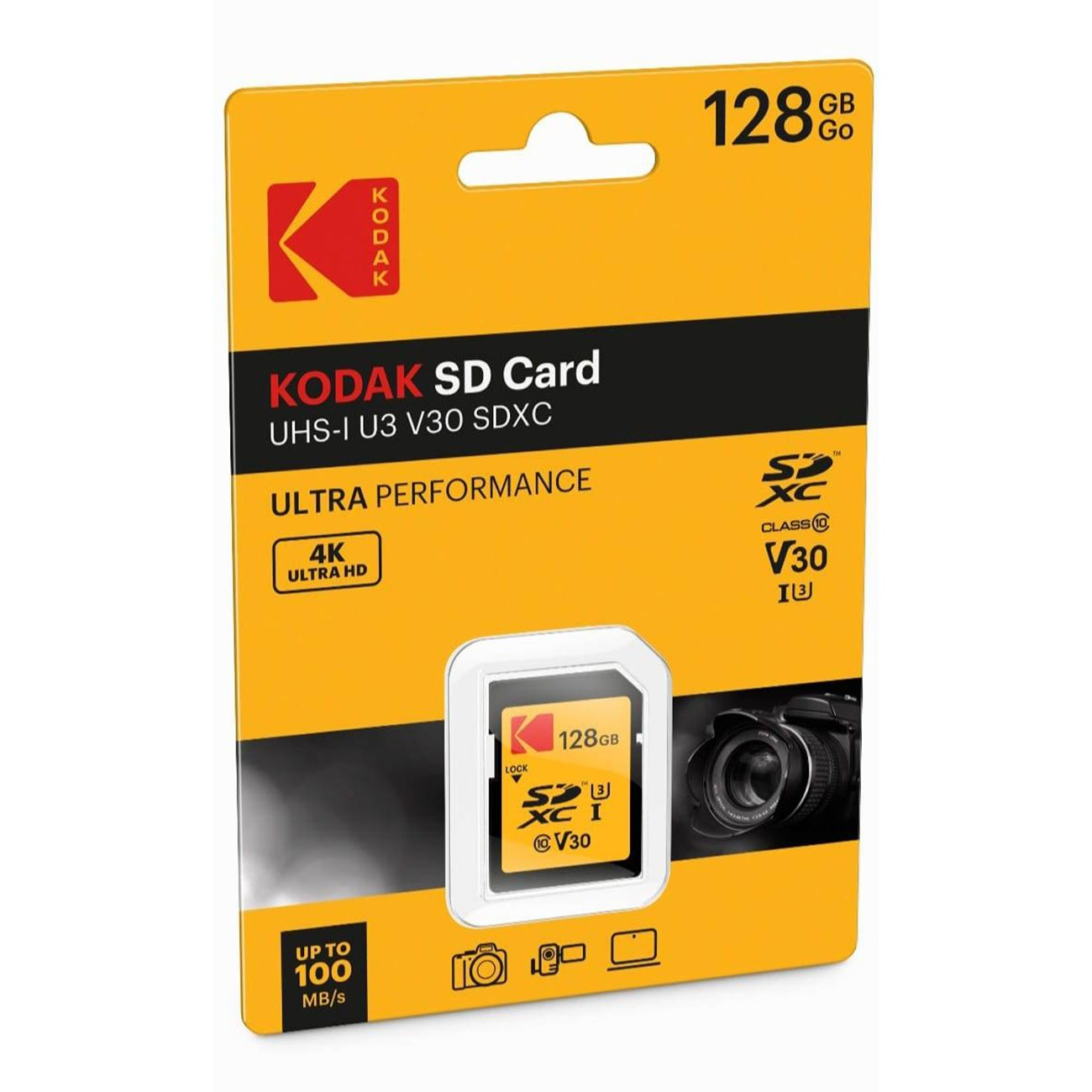 کارت حافظه Kodak Ultra 128GB UHS-I U3 V30 Memory Card