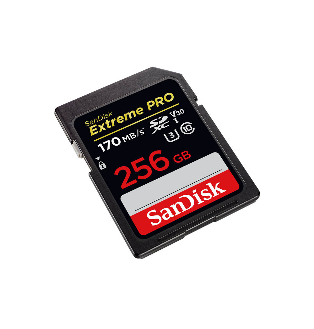 کارت حافظه SD 256GB سن دیسک مدل Extreme PRO 170MB/s