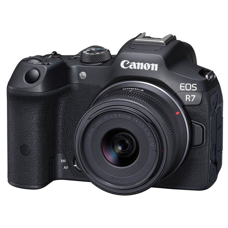 دوربین کانن مدل Canon EOS R7 به همراه لنز RF-S 18-45mm IS STM