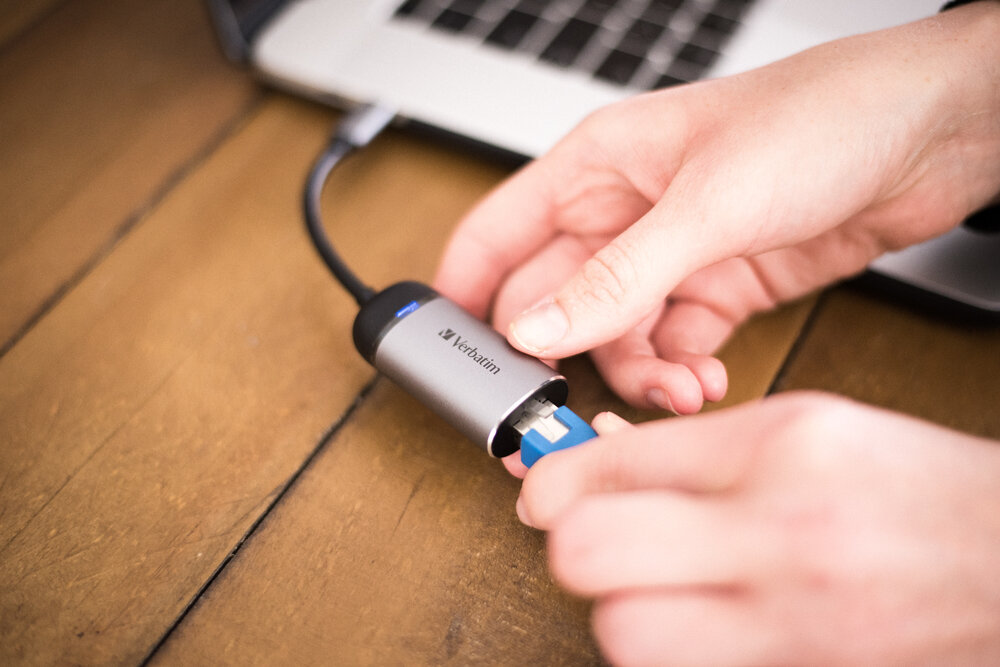 آداپتور USB-C TO GIGABIT ETHERNET ADAPTER ورباتیم