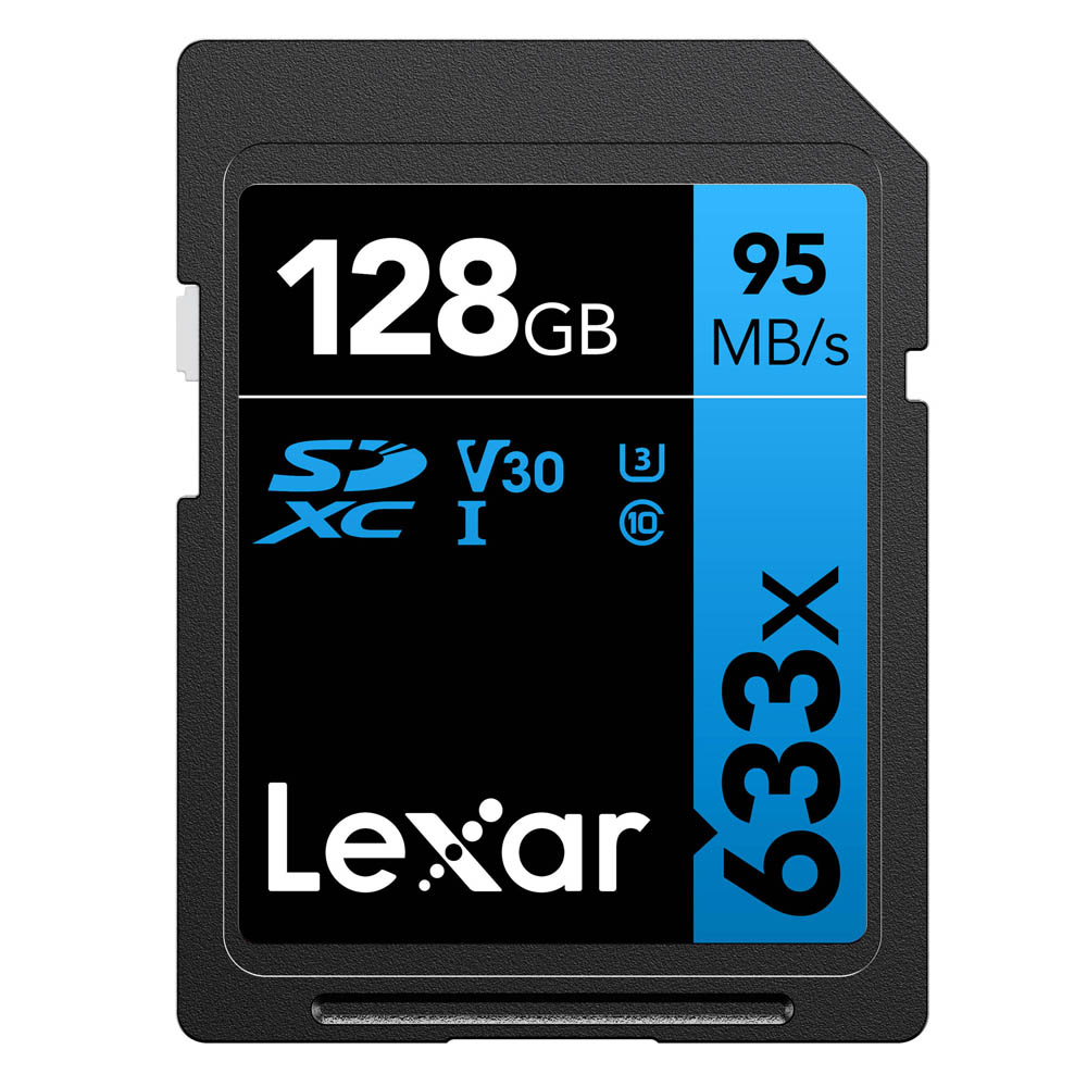 کارت حافظه  SD ظرفیت 128GB مدل Lexar 633x (ارجینال + گارانتی اصلی)
