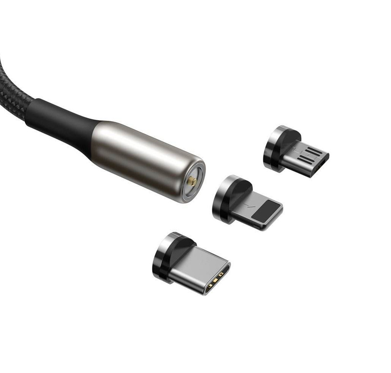کابل تبدیل USB به USB-C / MicroUSB / لایتنینگ باسئوس مدل TZCAXC-F01 طول 1 متر