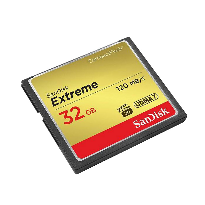 کارت حافظه CF 32GB سن دیسک مدل Extreme 120MB/s