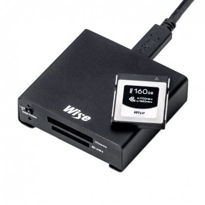 کارت حافظه 160GB CFexpress Type A به همراه کارتخوان Wise USB 3.2 Gen 2