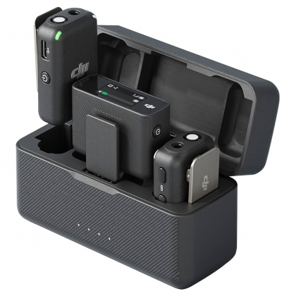میکروفن بی‌سیم حرفه‌ای DJI Mic (دو کاربره)