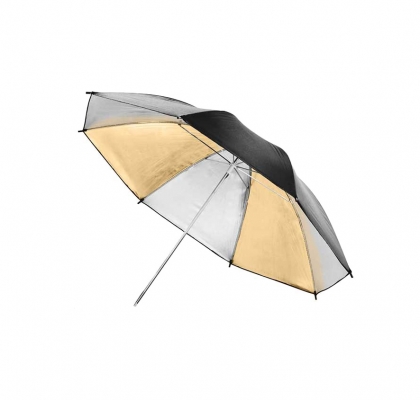 چتر داخل طلایی - نقره‌ای 102cm