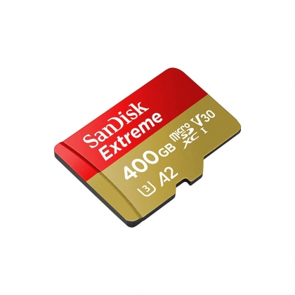 کارت حافظه microSDXC سن دیسک مدل Extreme کلاس A2 استاندارد UHS-I U3 سرعت 160MBps ظرفیت 400 گیگابایت