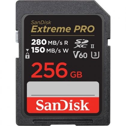 کارت حافظه سن دیسک SanDisk 256GB Extreme PRO UHS-II SDXC 280MB/S