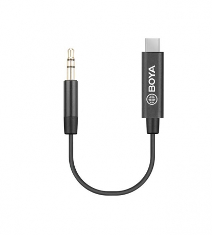 تبدیل فیش 3.5 میلیمتری به USB Type-C مدل بویا BOYA BY-K2