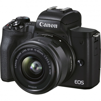 دوربین بدون آینه کانن EOS M50 Mark II kit 15-45mm + 55-200mm (کیت دو لنز)(کارکرده)