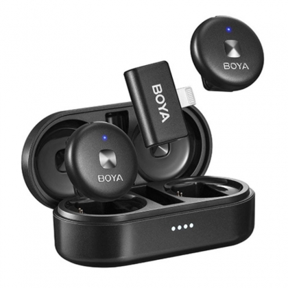 میکروفون یقه ای بویا BOYA Omic-D Ultracompact 2.4GHz Wireless Microphone Lightning