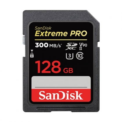 کارت حافظه SD 128GB سن دیسک مدل Extreme PRO 300MB/s