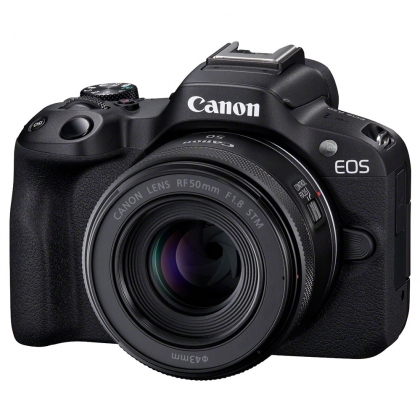 دوربین بدون آینه کانن EOS R50 به همراه لنز RF 50mm f/1.8 STM