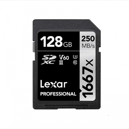 کارت حافظه SD لکسار مدل Lexar 128GB Professional 1667x UHS-II SDXC