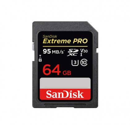 کارت حافظه SD 64GB سن دیسک مدل Extreme PRO 95MB/s