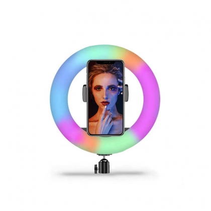 رينگ لايت RGB مدل MJ20 (سایز 8 اینچ)