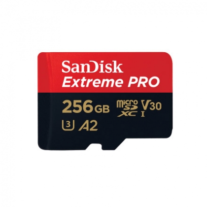 کارت حافظه microSDXC سن دیسک مدل Extreme PRO کلاس A2 استاندارد UHS-I U3 سرعت 170MBs ظرفیت 256 گیگابایت