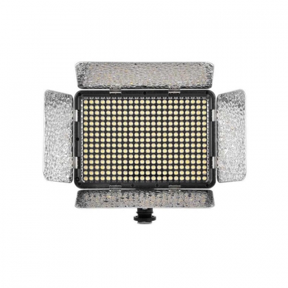 نور LED 330 دارای ریموت و باتری و شارژر و کلوین متغیر