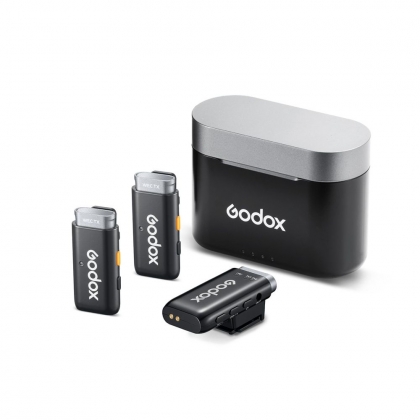 میکروفون بی‌سیم یقه‌ای گودکس Godox WEC 2-Person Wireless Microphone