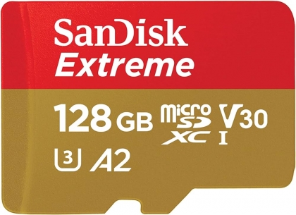 کارت حافظه سندیسک  SanDisK 128GB Extreme microsdxc card190MB