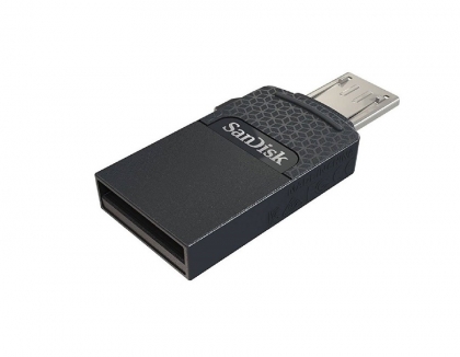 فلش مموری OTG سن دیسک مدل Dual Drive ظرفیت 16 گیگابایت