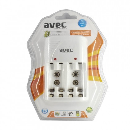 شارژر چهارتایی باتری قلمی و باتری کتابی اوک مدل AVEC AV-802