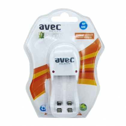 شارژر دوتایی باتری قلمی اوک مدل AVEC AV-701