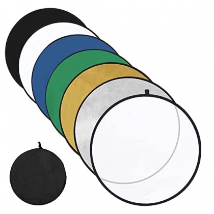 رفلکتور هفت کاره هارمونی سایز 80cm (قابل استفاده به عنوان پس‌زمینه)