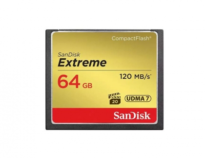 کارت حافظه CF 64GB سن دیسک مدل Extreme 120MB/s