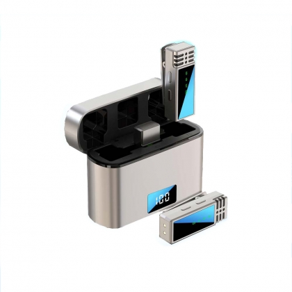 میکروفون بی سیم دارای کیس شارژ Jmary MW-15 (برای آیفون)