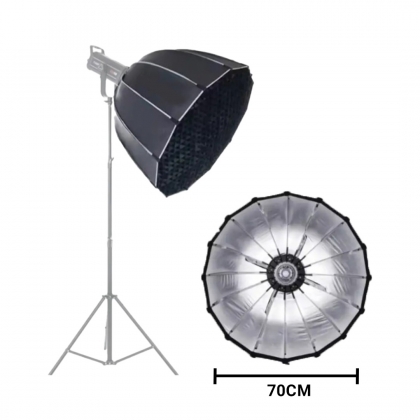 پارابولیک پرتابل سایز 70CM همراه با گرید و دو عدد سافت